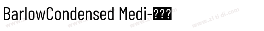 BarlowCondensed Medi字体转换